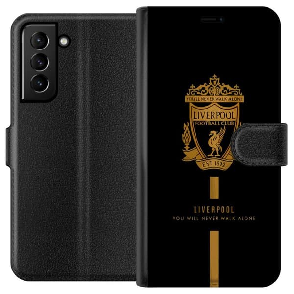 Kompatibelt Plånboksfodral till Samsung Galaxy S21+ 5G Liverpool