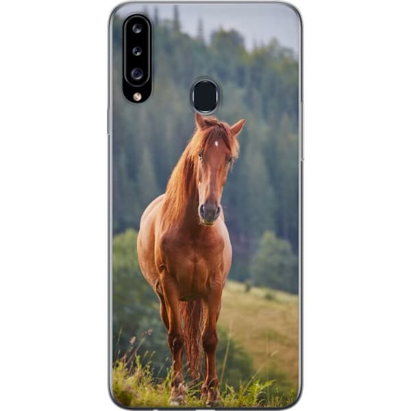 Kompatibelt Mobilskal till Samsung Galaxy A20s Hästar