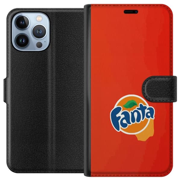 Kompatibel Tegnebogsetui til Apple iPhone 13 Pro Max Elegant appelsinformation design