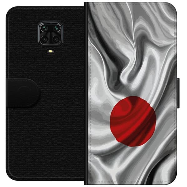 Kompatibel Tegnebogsetui til Xiaomi Redmi Note 9S Modern rumdesign med abstrakt planet
