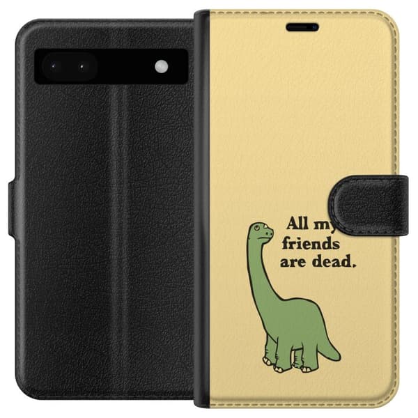 Kompatibel Tegnebogsetui til Google Pixel 6a Dinosaurer