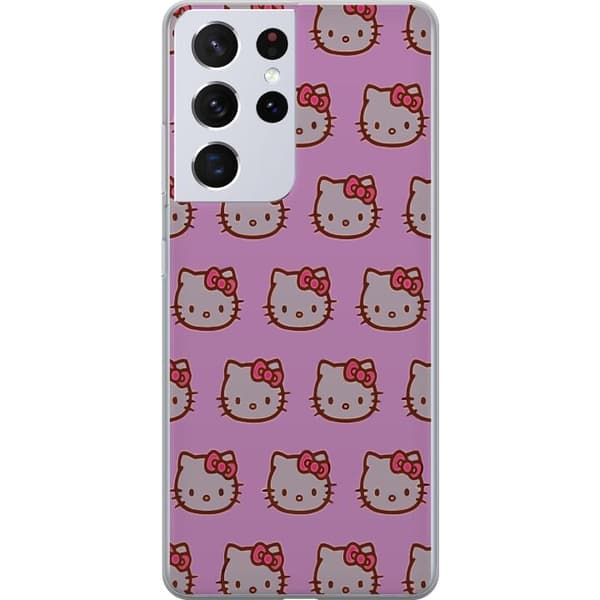 Kompatibelt Mobildeksel til Samsung Galaxy S21 Ultra 5G Hello Kitty