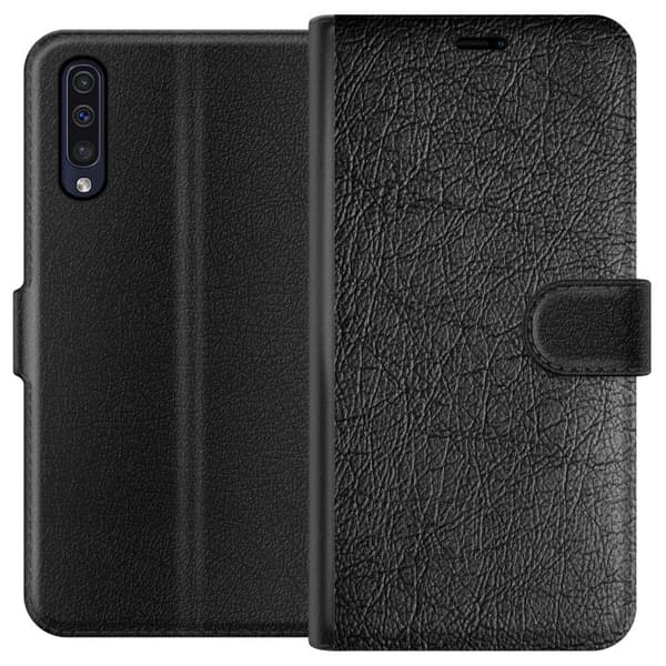 Kompatibelt Lommeboketui til Samsung Galaxy A50 Grå