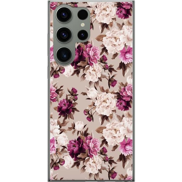 Kompatibelt Mobildeksel til Samsung Galaxy S23 Ultra Blomster