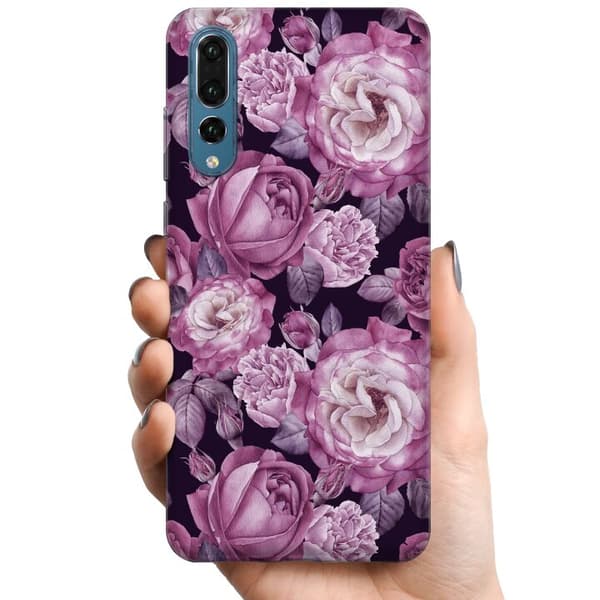 Kompatibelt Mobildeksel til Huawei P20 Pro Blomster