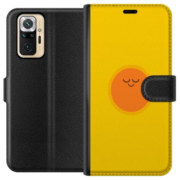 Kompatibelt Lommeboketui til Xiaomi Redmi Note 10 Pro Sovande solfigur