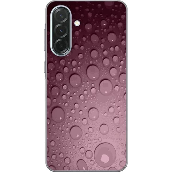 Kompatibel Mobilcover til Samsung Galaxy A36 Rosa vattendroppar