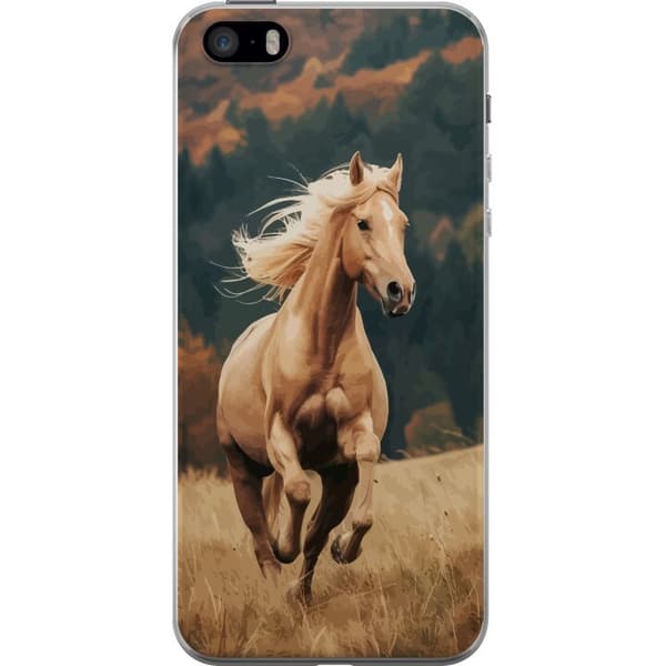 Kompatibelt Mobilskal till Apple iPhone SE (2016) Springande Häst