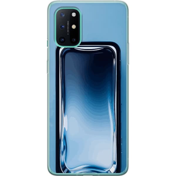 Kompatibel Mobilcover til OnePlus 8T Blå glaseffekt