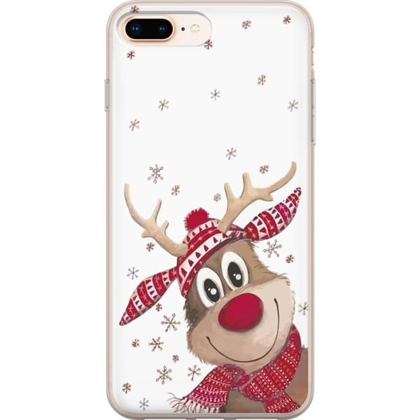 Kompatibelt Mobilskal till Apple iPhone 8 Plus God Jul - Ren