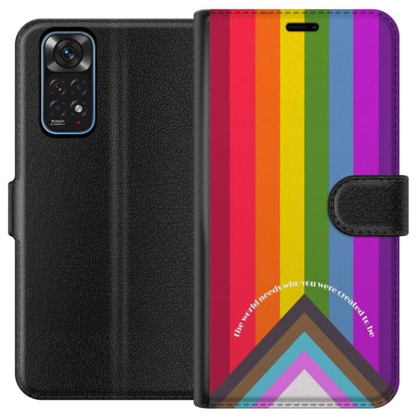 Kompatibelt Plånboksfodral till Xiaomi Redmi Note 11 Hej världen!