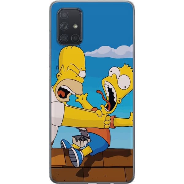 Kompatibelt Mobildeksel til Samsung Galaxy A71 The Simpsons