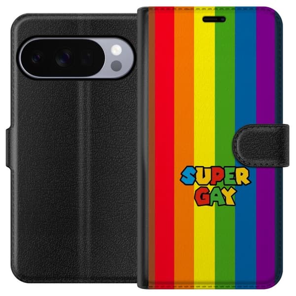 Kompatibelt Plånboksfodral till Google Pixel 11 Pro XL Super Gay regnbåge
