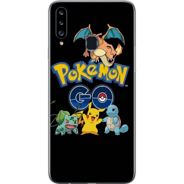 Kompatibelt Mobilskal till Samsung Galaxy A20s Pokemon