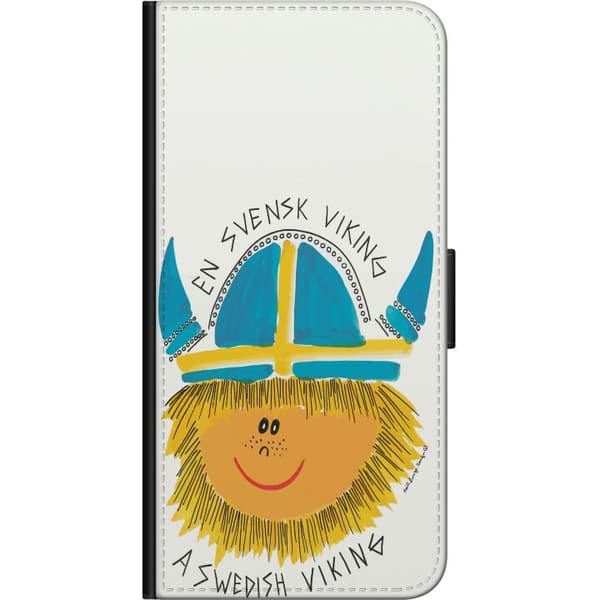 Kompatibel Tegnebogsetui til Huawei P40 Pro Svensk viking