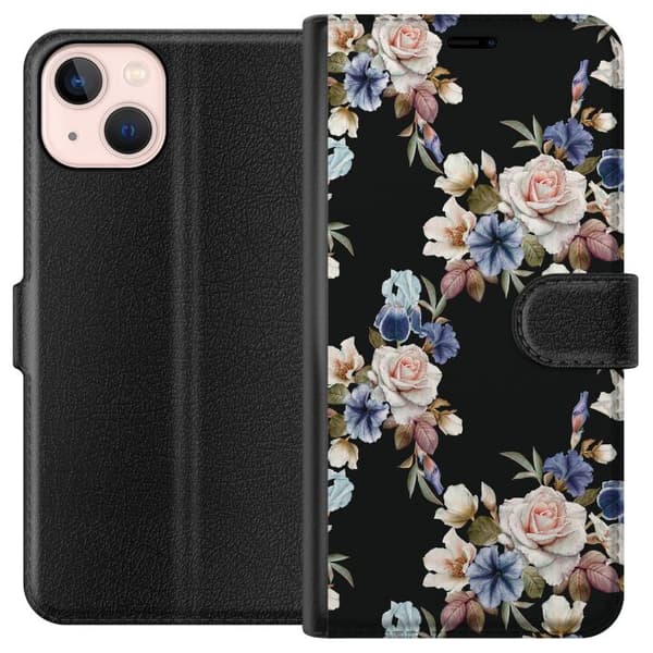 Kompatibelt Plånboksfodral till Apple iPhone 13 mini Floral