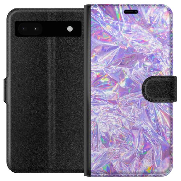 Kompatibelt Plånboksfodral till Google Pixel 6a Holographic Diamonds