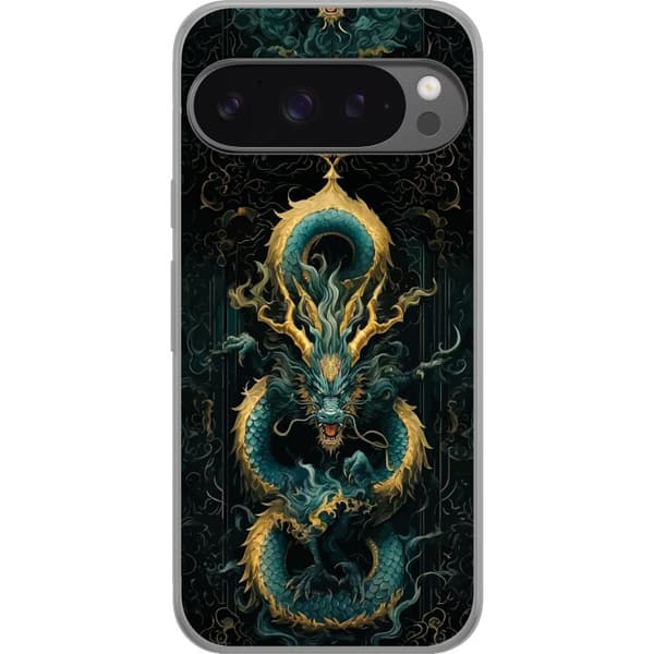 Kompatibelt Mobilskal till Google Pixel 9 Pro XL Asiatisk drake