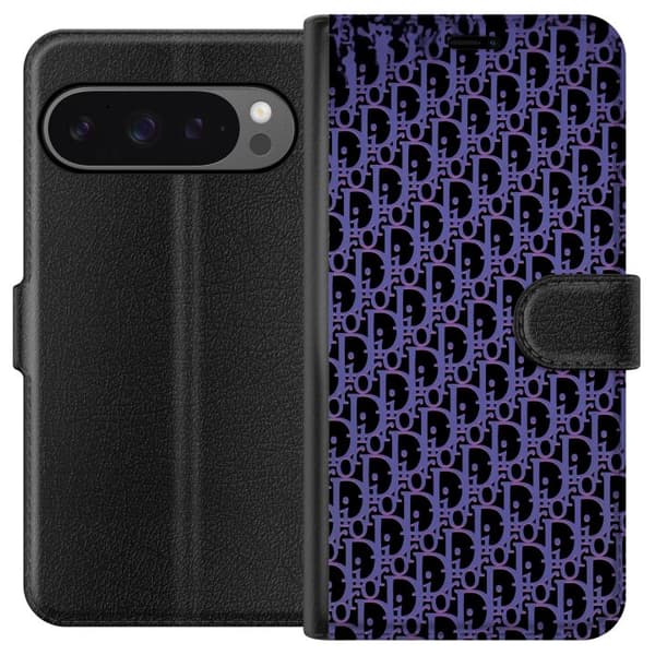 Kompatibelt Lommeboketui til Google Pixel 9 Pro XL Moderneluksuriøst monogram i stilrent design