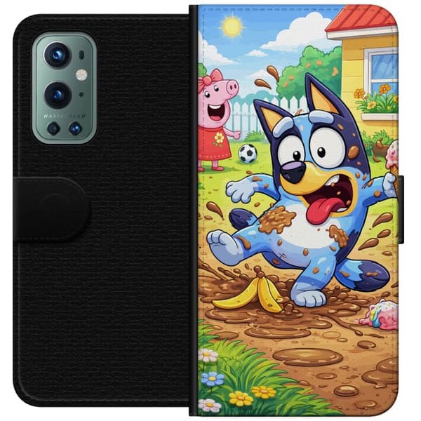 Kompatibelt Lommeboketui til OnePlus 9 Pro Blåy
