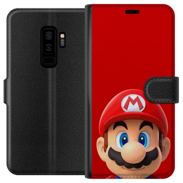 Kompatibel Tegnebogsetui til Samsung Galaxy S9+ Super Mario Bros