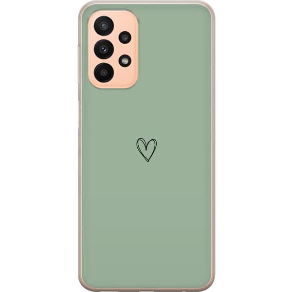 Kompatibel Mobilcover til Samsung Galaxy A23 Hjerte