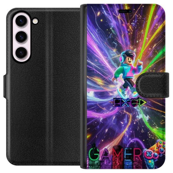Kompatibelt Plånboksfodral till Samsung Galaxy S23+ Neon Gamer