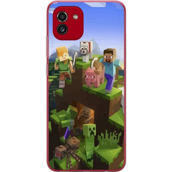 Kompatibel Mobilcover til Samsung Galaxy A03 MineCraft