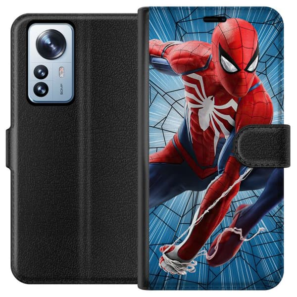 Kompatibel Tegnebogsetui til Xiaomi 12 Pro Spidermand