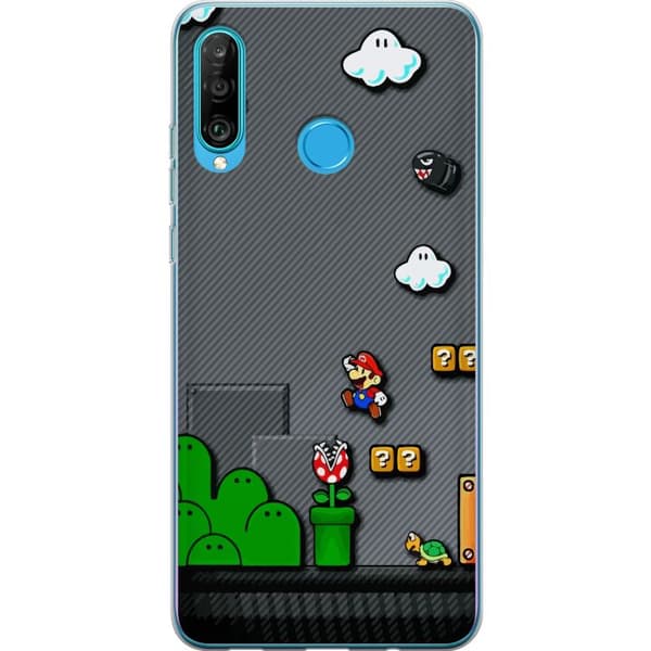 Kompatibelt Mobilskal till Huawei P30 lite Super Mario Bros