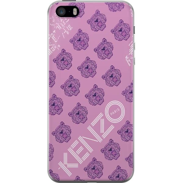 Kompatibelt Mobildeksel til Apple iPhone 5s Trendy tigermotiv i rosa design