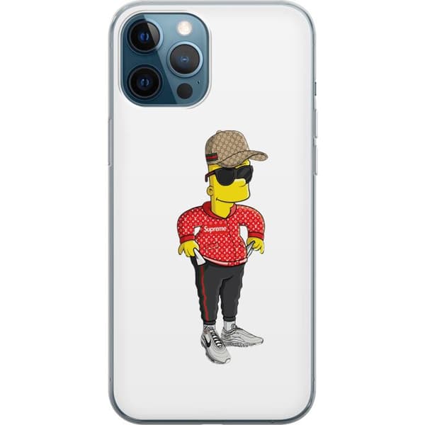 Kompatibelt Mobilskal till Apple iPhone 12 Pro Bart Simpsons SUP