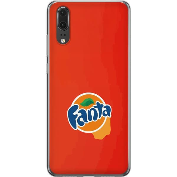 Kompatibelt Mobildeksel til Huawei P20 Stilren appelsinforme design