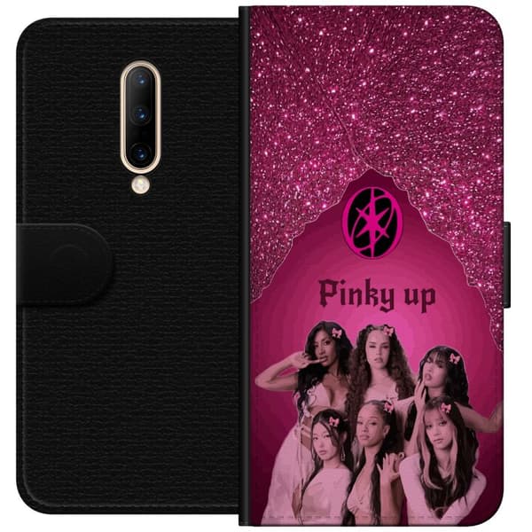 Kompatibel Tegnebogsetui til OnePlus 7 Pro KATSEYE Pinky Up