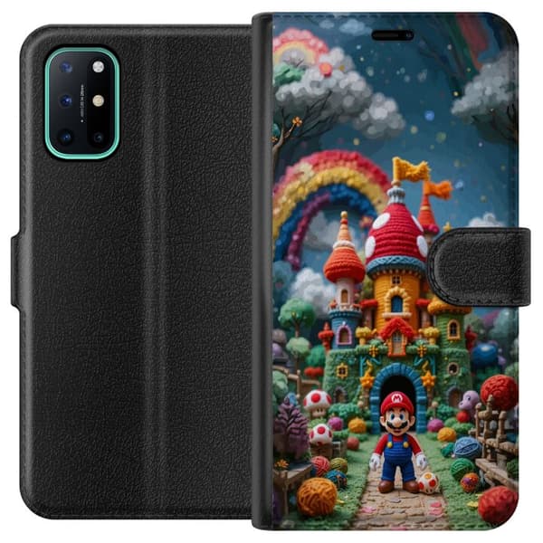 Kompatibelt Lommeboketui til OnePlus 8T Super Mario-inspirert eventyrtema
