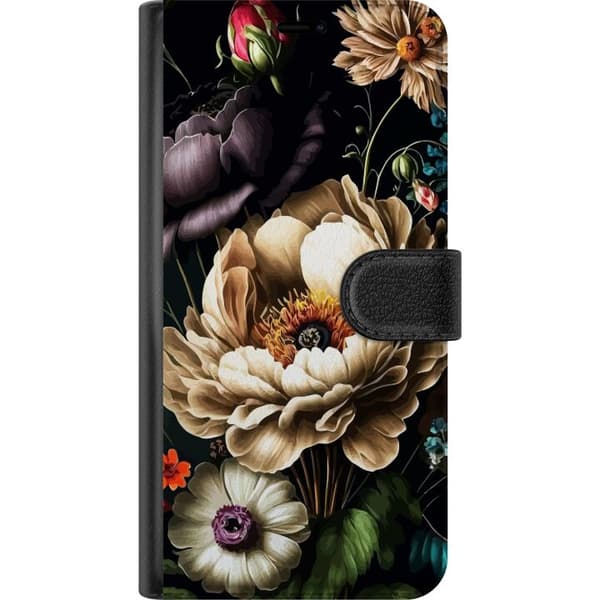 Kompatibel Tegnebogsetui til Samsung Galaxy S23 Blomster