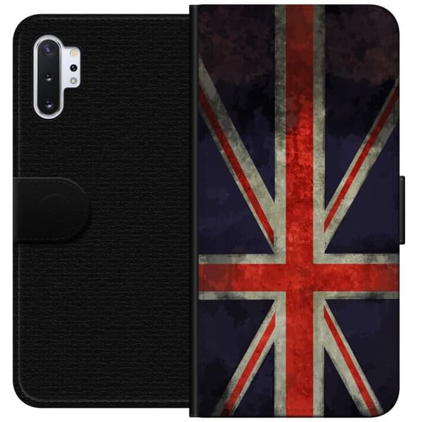 Kompatibelt Lommeboketui til Samsung Galaxy Note10+ Britisk flagg med rustikk følelse