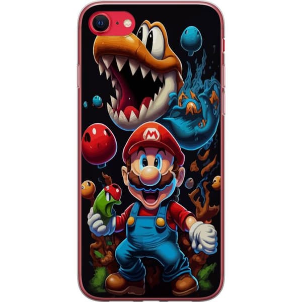 Kompatibelt Mobilskal till Apple iPhone SE (2020) Super Mario