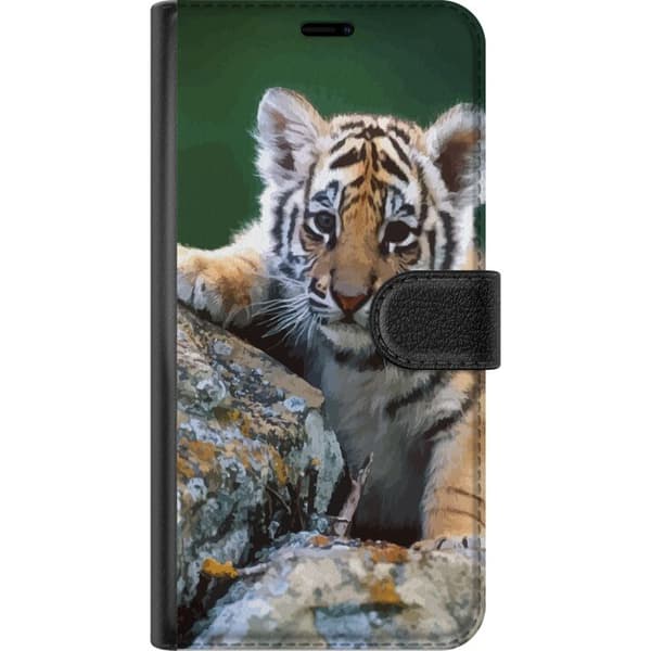 Kompatibel Tegnebogsetui til Apple iPhone 16e Tiger