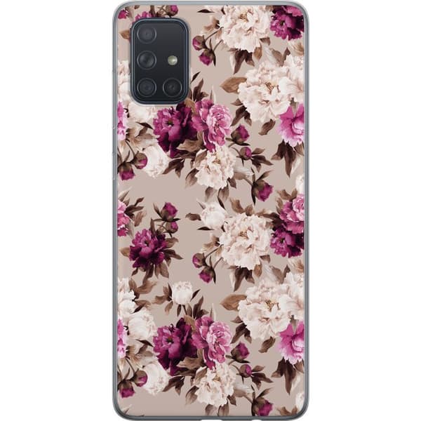 Kompatibelt Mobildeksel til Samsung Galaxy A71 Blomster