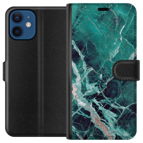 Kompatibelt Lommeboketui til Apple iPhone 12 Marmor