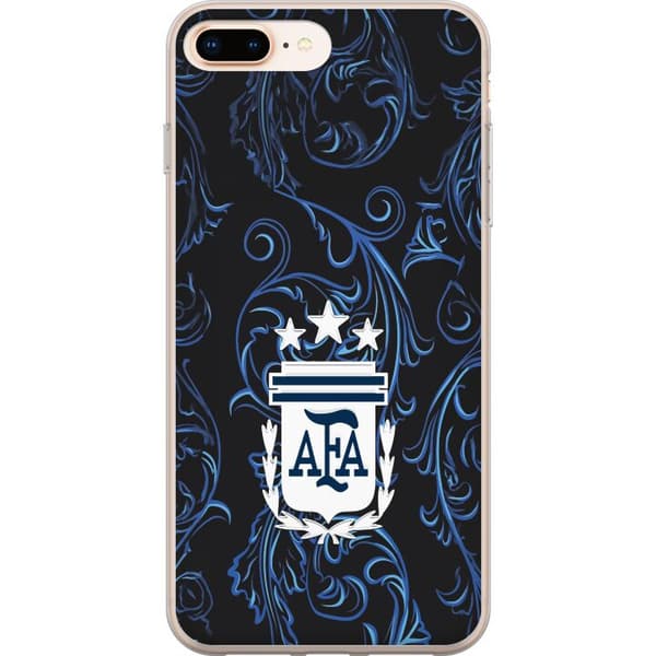 Kompatibelt Mobildeksel til Apple iPhone 8 Plus Argentina AFA-logo med elegant blå sportdesign