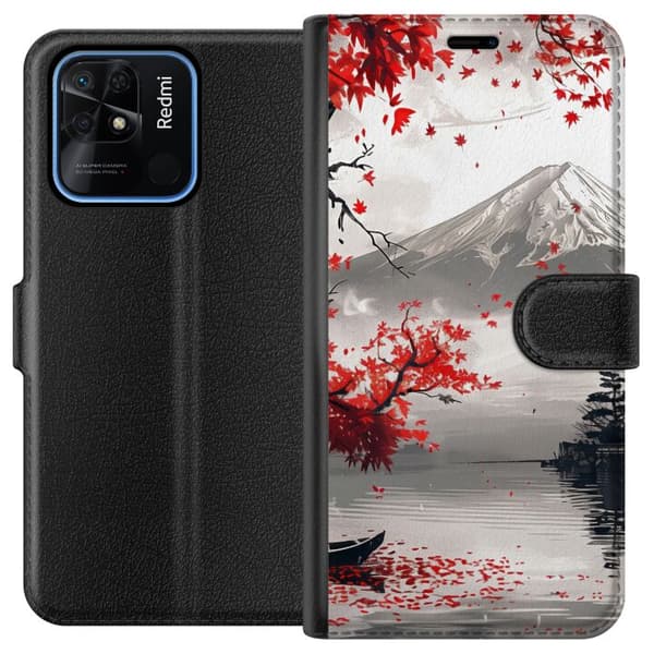 Kompatibelt Lommeboketui til Xiaomi Redmi 10C Tokyo høst