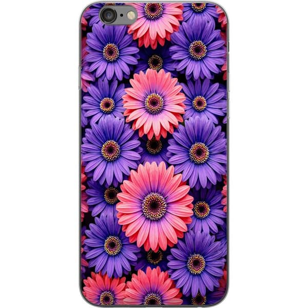 Kompatibelt Mobildeksel til Apple iPhone 6s Plus Lila och rosa blommor