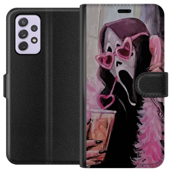 Kompatibelt Plånboksfodral till Samsung Galaxy A52s 5G Ghostface