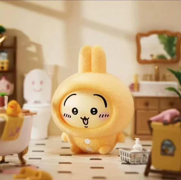 MINISO Chiikawa Pajamas Face Changing Vinyl Keychain Blind Box