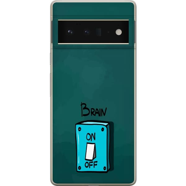 Yhteensopiva Puhelinkuori Google Pixel 6 Pro Brain On Off