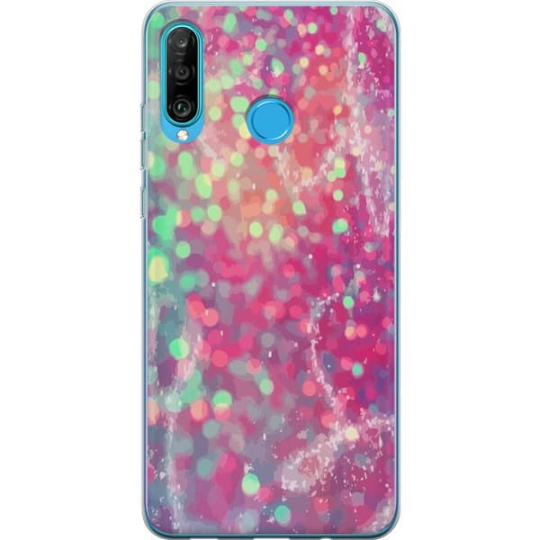 Kompatibelt Mobilskal till Huawei P30 lite Glitter