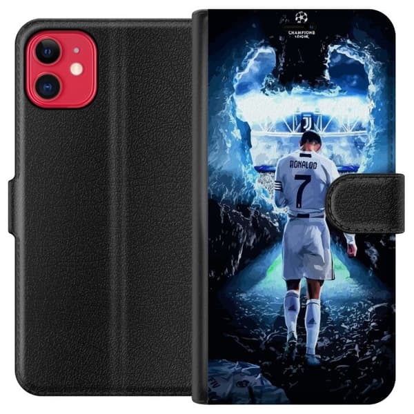 Kompatibel Tegnebogsetui til Apple iPhone 11 Ronaldo