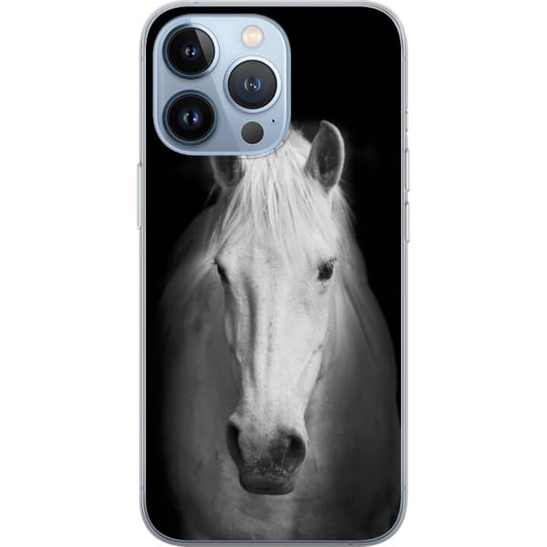 Kompatibelt Mobildeksel til Apple iPhone 13 Pro Hvit Hest